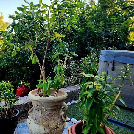 Location Bastia, U Fiumicellu. Vue Mer. Jacuzzi, Barbecue,... Pour 2 Personnes Apartament