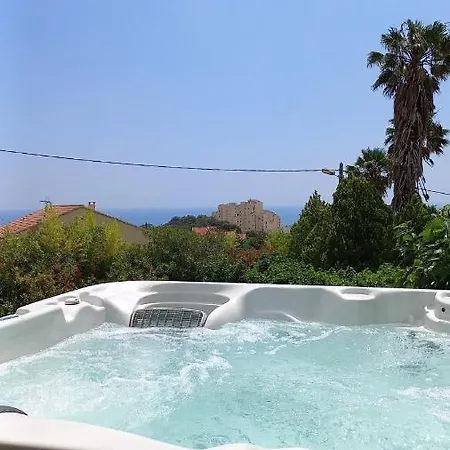 Location Bastia, U Fiumicellu. Vue Mer. Jacuzzi, Barbecue,... Pour 2 Personnes *